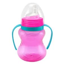 Copo de Treinamento Infantil Com Alça e Bico de Silicone Antivazamento 240ml – Livre de BPA