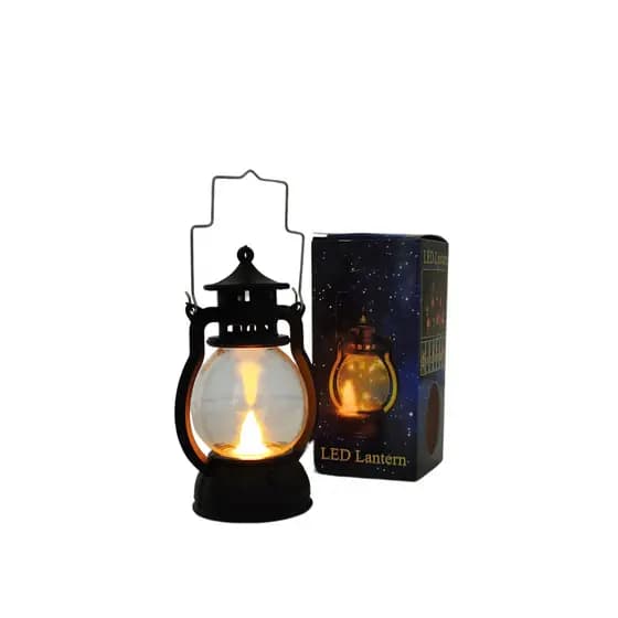 Kit 6, 12 ou 20 Lampião LED Retrô 12cm Luminária Vintage para Festa, Casamento e Decoração