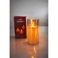 Vela LED Decorativa em Vidro Luz quente Decoração Ambiente/Romântico