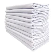 Folha de Pano de Prato para Bordar e pintar e artesanato Liso 50x75 Kit com 10, 20, 30 e 40 peças