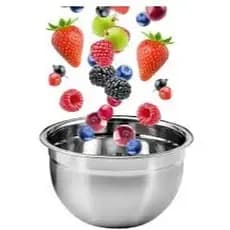 Tigela Inox Bowl 22cm Resistente Versatil Cozinha Profissional Multiuso
