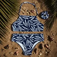 Biquini Juvenil Estampado Menina Moça Cropped Grappin