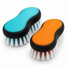 Kit 2 Escova Anatômica Multiuso Resistente – Limpeza de Roupas, Tênis e Tapete Cerdas Firmes 12cm