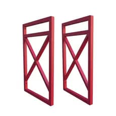 Suporte Nicho Prateleira Estilo Industrial Parede -  Vermelho