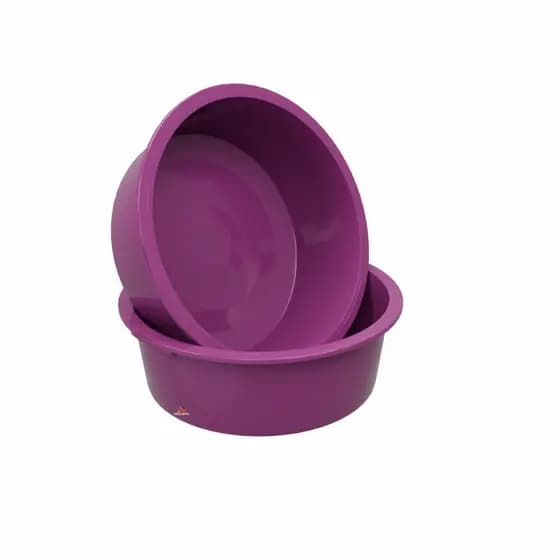 Bacias Kit 05 40cm diâmetro Lavanderia Cozinha - Kit com 05 unidades