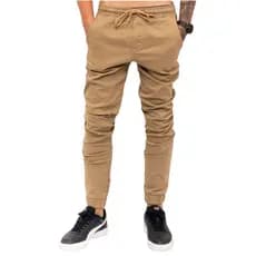 Calças Jogger Jeans Sarja Masculina Com Punho Premium Qualidade Moda Homem Estiloso Loja De Fábrica