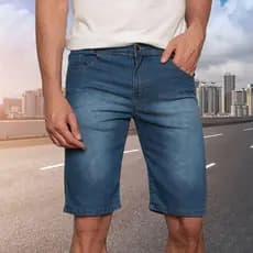 Bermuda jeans shorts masculinos jeans pretos de alta Loja fábrica qualidade