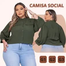 Camisa Feminina Social Manga Princesa Varias Cores,Outono,Inverno