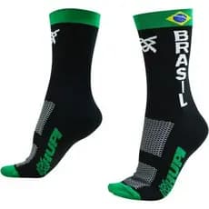 Meia Hupi Brasil Flag – Corrida, Ciclismo e Multi Esportes - Meia de Poliamida