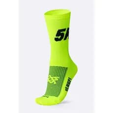 Meia Hupi Run 5k Amarelo Neon – Corrida, Ciclismo e Multi Esportes - Meia de Poliamida