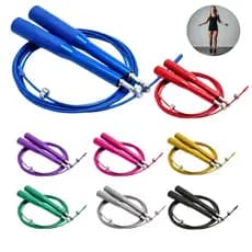 Corda Pular Aço 3m Crossfit 2 Rolamentos Speed Profissional Exercício