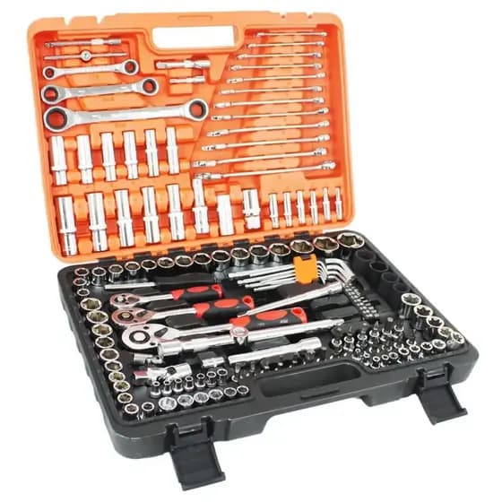 Kit Jogo Soquete Catraca Chave Ferramentas 150 Pçs