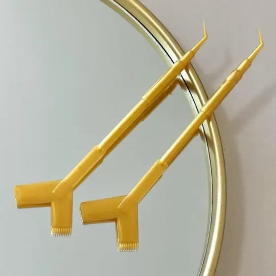 Espatula com pentinho para lash lifting