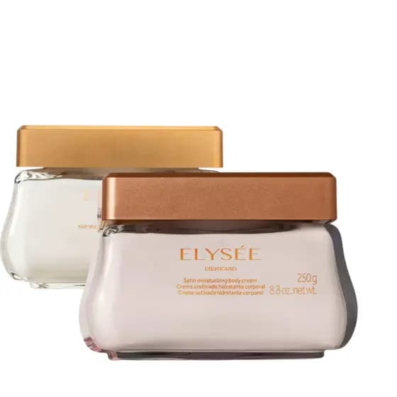 Creme Acetinado Elysée Hidratante Corporal O Boticário (Variações)