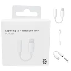 Adaptador Lightning Cabo P2 Auxiliar Chip Original Atende Ligação Não Precisa Bluetooth Off Para Fone Ouvidos Compatível Apple iPhone 5 5C SE 6 6S 7 8 X XR XS MAX SE 11 12 13 14 Plus Pro Max Mini e Ipad Microfone 3.5mm