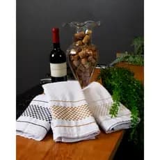 Kit Com 5 ou 10  Panos de Prato Premium Algodão Felpudo Para Cozinha