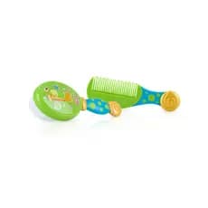 KIT PENTE E ESCOVA INFANTIL AZUL CAJOVIL