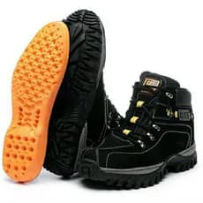 Bota Cartepillar Adventure Couro Ecológico Com Palmilha Gel promoção