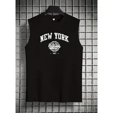 Regata Camisa New York 100 % Algodão Basica Camiseta Masculina
