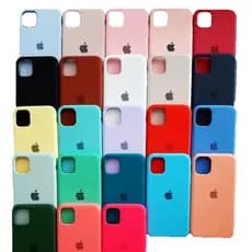 Capa Silicone Colorida iPhone X XS 11 12 13 14 15 16 | AV