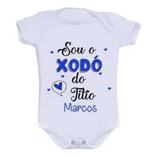 Body Bebê Personalizado Divertido Sou O Xodó Do Titio