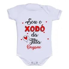 Body Bebê Personalizado Divertido Sou O Xodó Da Titia