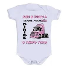 Body Bebê Personalizado Divertido Filha De Caminhoneiro