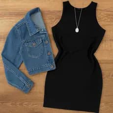 Vestido Curto Colado Estilo Regata Tubinho Sensual Blogueiras Moda Gringa