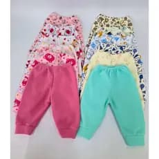 Kit Calça Soft Quentinha  Bebê com 3 pçs Sortidas Menino Menina