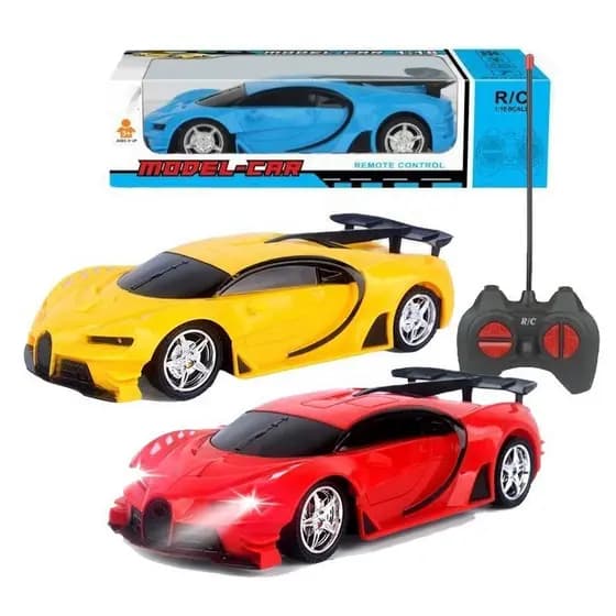Carrinho de Controle Remoto Esportivo Infantil com Farol de LED