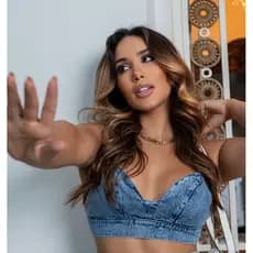 Top Cropped Jeans Premium Marmorizado