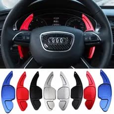 Audi A3 A4 A5 Q5 2013-2016, A1 A6 A7 A8 Q3 2011-2018 Carro Volante Paddle Shift DSG Extensão Acessórios Adesivos