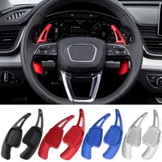 Audi A3/A4/A5/TT 2017-2019, Q3 Q5 SQ5 Q7 Q8 Almofadas De Mudança De Volante De Carro Extensor Marcha
