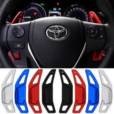 Toyota Corolla 2015-2019, Hilux Yaris 2018-2026 Volante do carro extensão de mudança de remo adesivos dsg acessórios