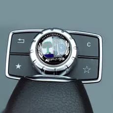 Mercedes-Benz Adesivo Decorativo Multimídia De Controle Central Para W204 W176 W242 W212 C117 X156 A B C Classe CLA GLA