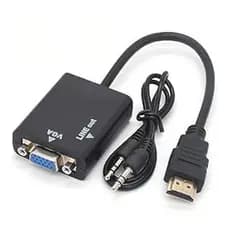 Cabo Adaptdor Hdmi Para Vga Tv Xbox 360 Notebook Ps3