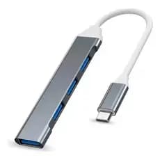 Hub USB C Geral 4 Portas 3.0 5 Gbps Type-C