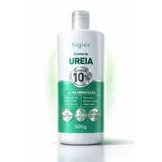 Creme de Ureia 10% Higie+ 500g Hidratação Profunda Para Todo o Corpo, Cotovelo e Pés