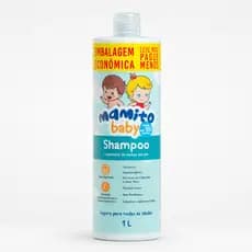 Shampoo Sabonete Infantil Mamito Baby 1 Litro Sem Lágrimas