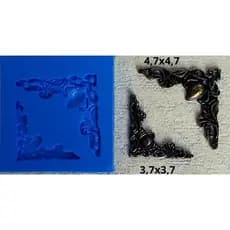 Molde de silicone 2751 biscuit e confeitaria cantoneira