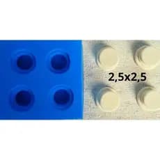 Molde silicone 2738 biscuit e confeitaria pés para caixa