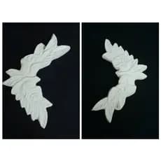 Kit Apliques Resina Cantoneira(C1 - 7x2,5cm) para Caixa, Decoração e Artesanato.