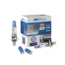 Par de Lampada Super Branca Farol H1 + Pingão T10  Lanterna