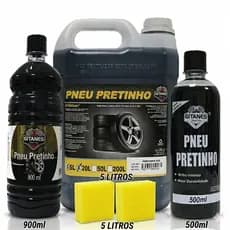 PRETINHO PARA PNEU GITANES ALTO BRILHO I 500ml, 900ml E 5 Litros
