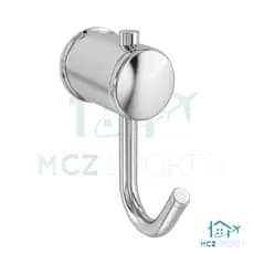 Ganchos Cabide LUXO Cromado Banheiro Porta Toalha Aço Inox Cabide lavabo