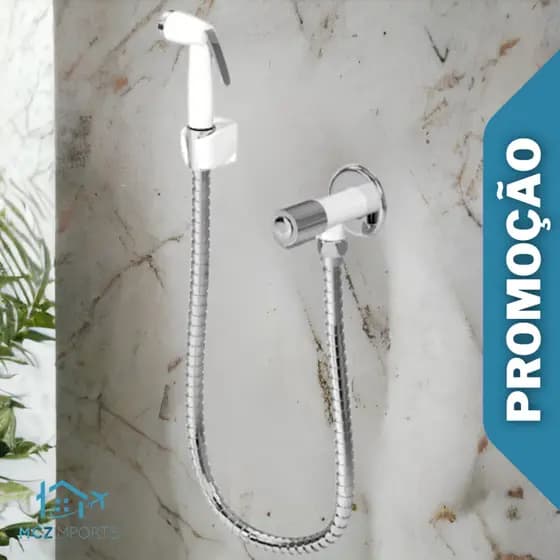 Ducha Higienico banheiro Ducha higiênica íntima Chuveirinho Duchinha higiênica de banheiro Cromada Completa