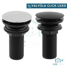 Válvula Click Ralo Cuba Pia Lavatório Para Banheiro Válvula Click Cuba Banheiro 7/8