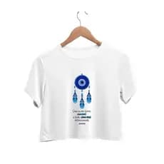 Cropped Feminino Olho Grego Proteção Contra Inveja | Estampa Esotérica cropped verao estampa personalizada