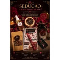 Kit SEDUÇÃO completo encante atraia conquiste charme beleza autoestima elixir da sedução perfume vela banho de ervas