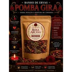 Banho Pomba Gira Ervas Ritualísticas Amor Próprio Sedução e Magnetismo